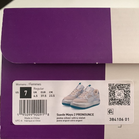 NNW: PUMA Pronounce x Suede Mayu 2 Platform Sneakers - SUPER RAD - Picture 9 of 9